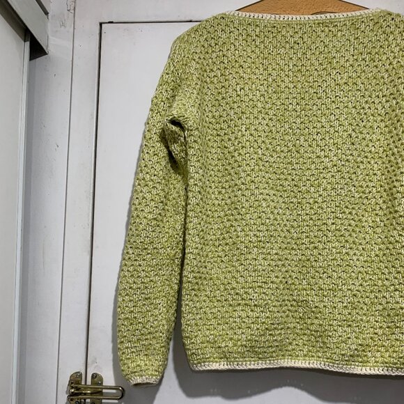 NEW INDIGENOUS ONE WEAVE KNIT ORGANIC COTTON SWEATERS SIZE M - Picture 12 of 16